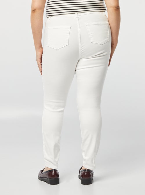 Regular stretchjegging met hoge taille - Kiabi