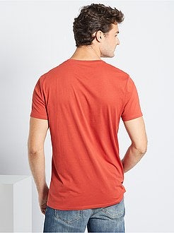 Regular T-shirt van 100% katoen 1,90 m+ - Kiabi