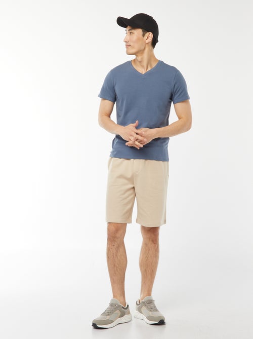 Regular T-shirt van stretchstof - Kiabi