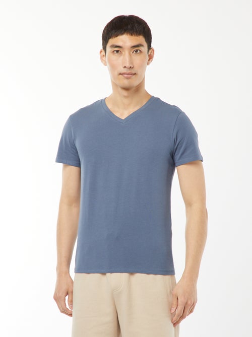 Regular T-shirt van stretchstof - Kiabi