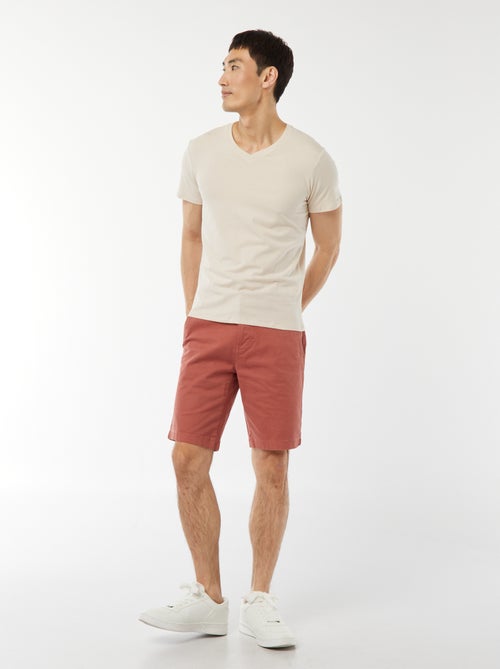 Regular T-shirt van stretchstof - Kiabi