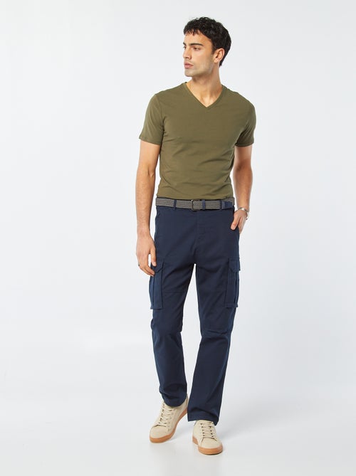 Regular T-shirt van stretchstof - Kiabi