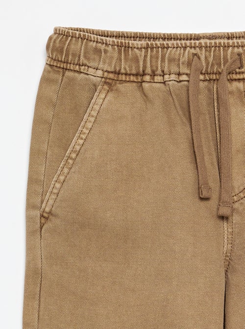 Relaxed fit-broek met elastische taille - Kiabi Relaxed fit-broek met elastische taille - Kiabi