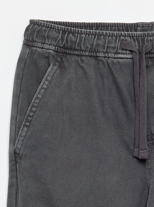 Relaxed fit-broek met elastische taille - Kiabi Relaxed fit-broek met elastische taille - Kiabi