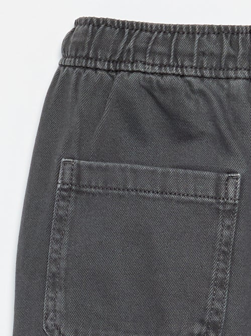 Relaxed fit-broek met elastische taille - Kiabi Relaxed fit-broek met elastische taille - Kiabi