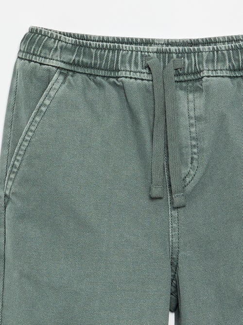 Relaxed fit-broek met elastische taille - Kiabi Relaxed fit-broek met elastische taille - Kiabi