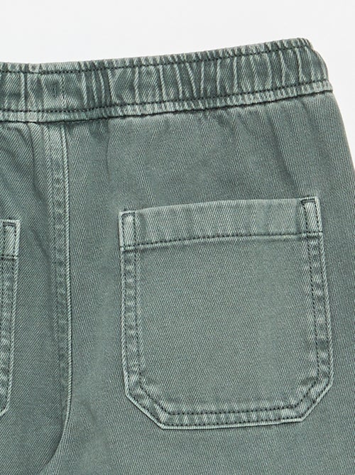 Relaxed fit-broek met elastische taille - Kiabi Relaxed fit-broek met elastische taille - Kiabi