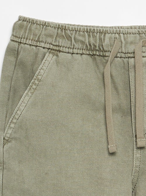 Relaxed fit-broek met elastische taille - Kiabi Relaxed fit-broek met elastische taille - Kiabi