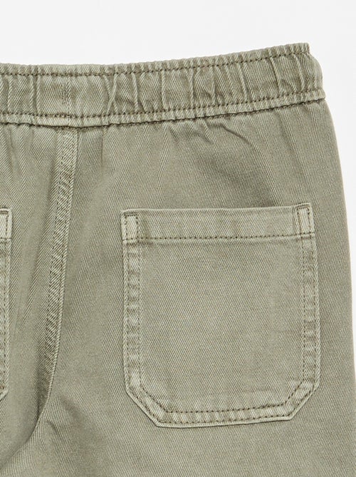 Relaxed fit-broek met elastische taille - Kiabi Relaxed fit-broek met elastische taille - Kiabi