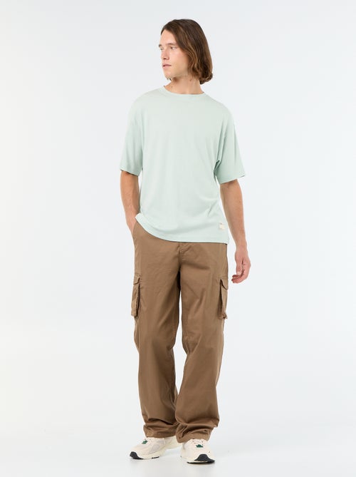 Relaxed fit broek met meerdere zakken - Kiabi Relaxed fit broek met meerdere zakken - Kiabi