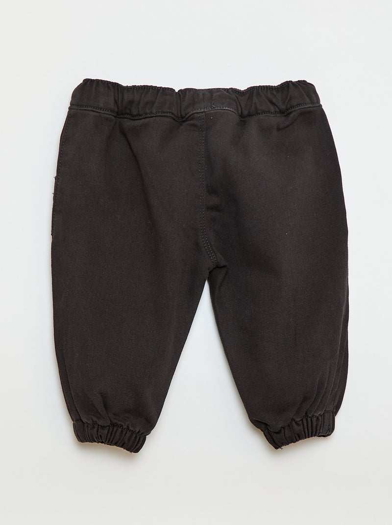 Relaxed-fit broek Zwart - Kiabi