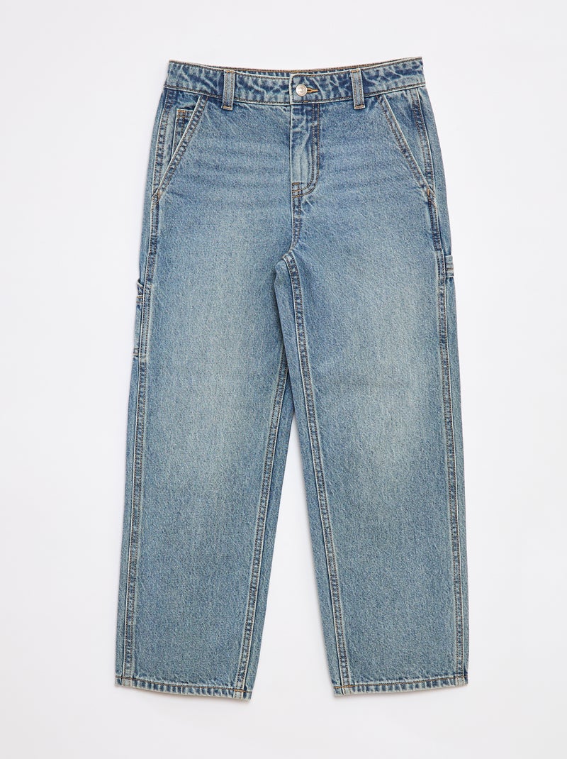 Relaxed fit spijkerbroek Blauw - Kiabi