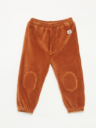 Ribbroek met elastische tailleband