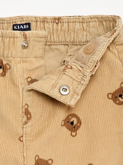 Ribbroek met paperbagtaille - Kiabi