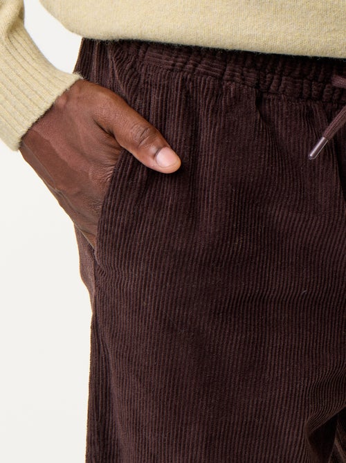 Ribfluwelen broek - Kiabi