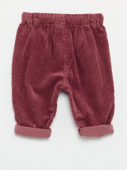 Ribfluwelen broek 'Disney' 'Minnie' - Kiabi