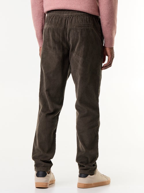 Ribfluwelen broek - Kiabi