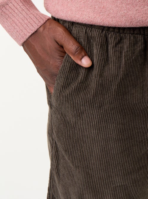 Ribfluwelen broek - Kiabi