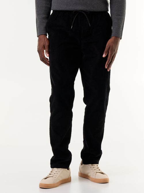Ribfluwelen broek - Kiabi