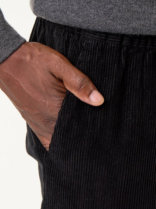 Ribfluwelen broek - Kiabi