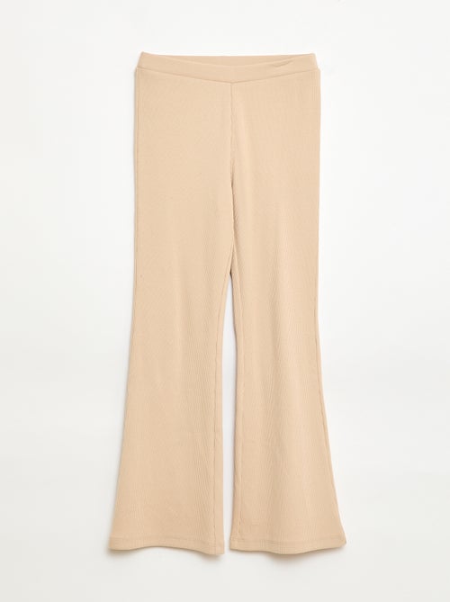 Ribfluwelen flared legging - Kiabi