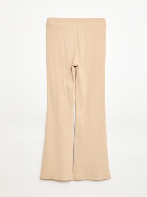 Ribfluwelen flared legging - Kiabi