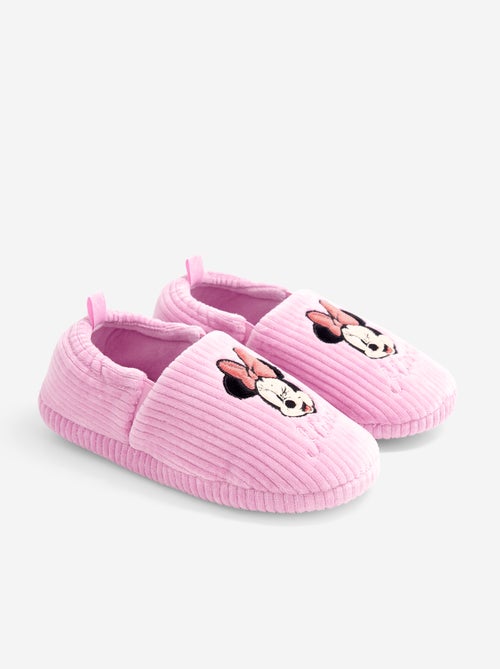 Ribfluwelen pantoffel 'Minnie' Disney! - Kiabi