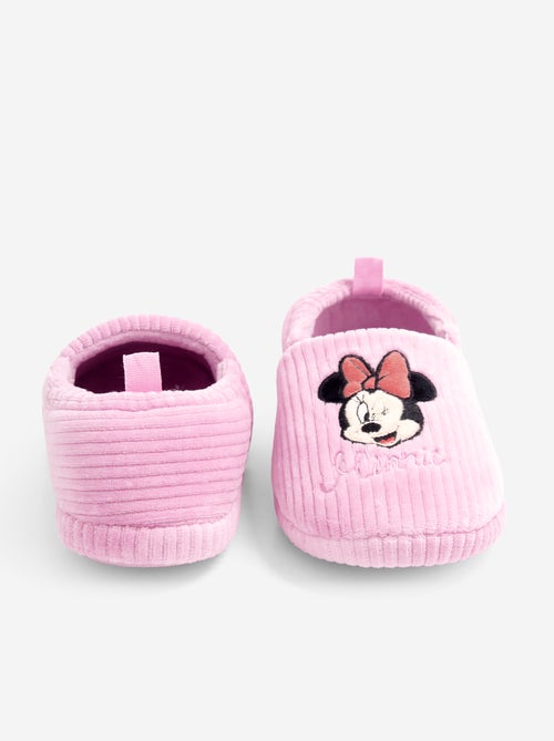 Ribfluwelen pantoffel 'Minnie' Disney! - Kiabi