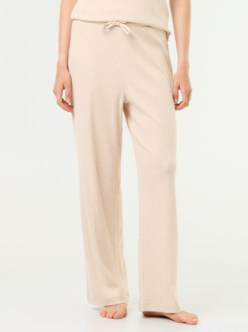 Ribgebreide pyjamabroek - Kiabi Ribgebreide pyjamabroek - Kiabi