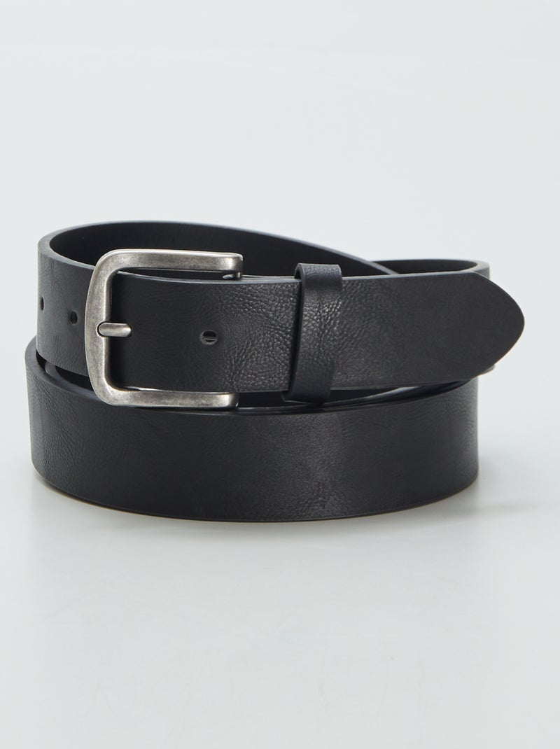 Riem in imitatieleer ZWART - Kiabi