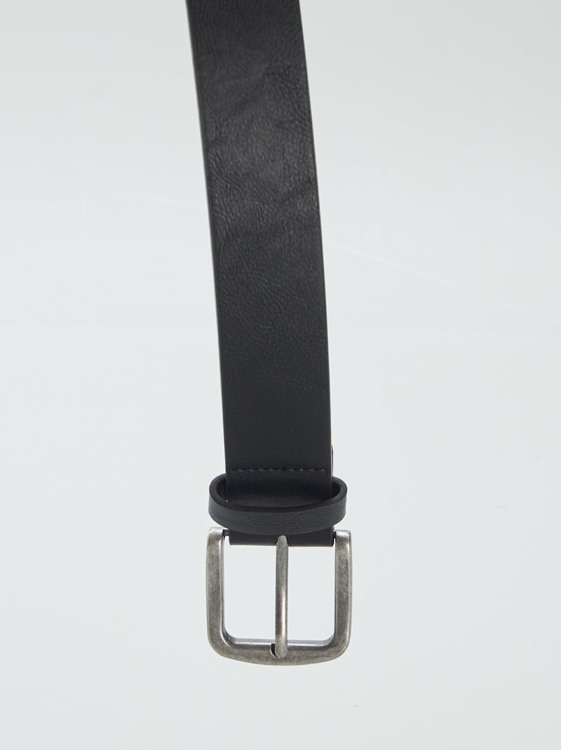 Riem in imitatieleer ZWART - Kiabi