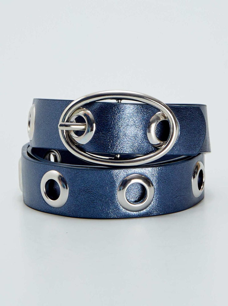 Riem met ringetjes BLAUW - Kiabi