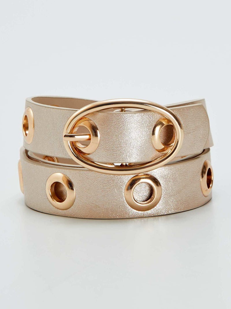 Riem met ringetjes GEEL - Kiabi