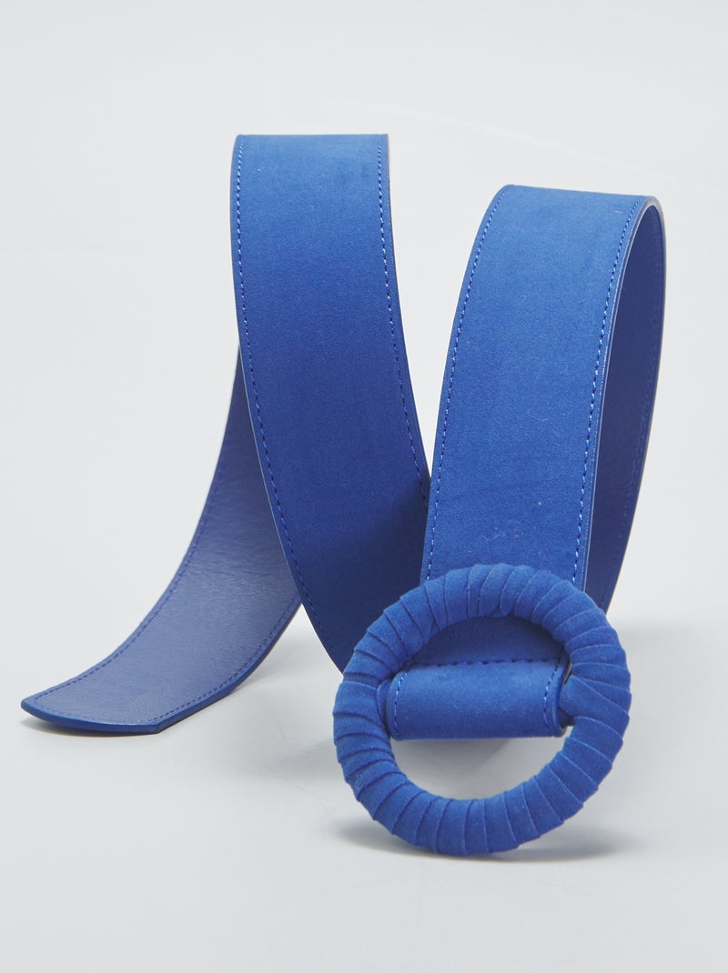 Riem van suèdine BLAUW - Kiabi