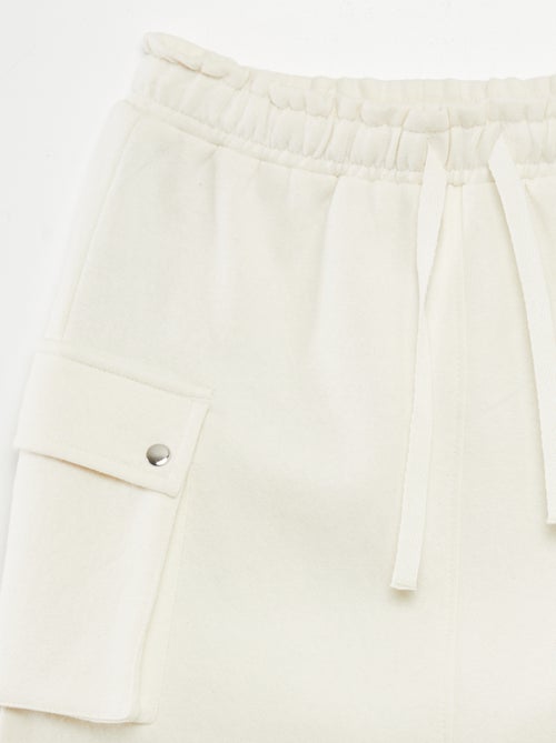 Rok van joggingstof met zakken - Kiabi