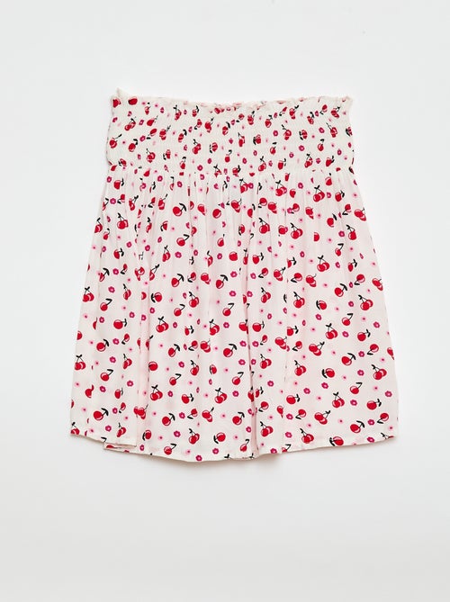 Rok van luchtig tricot - Kiabi