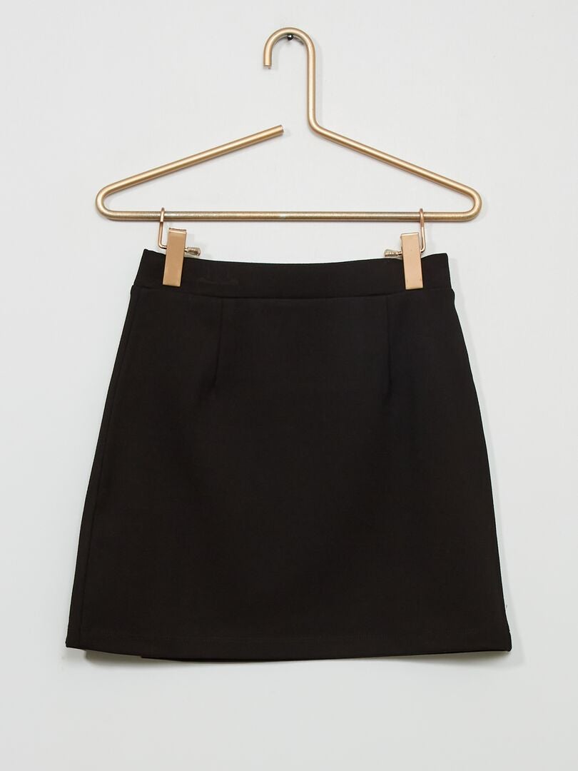 Rok van tricot ZWART - Kiabi