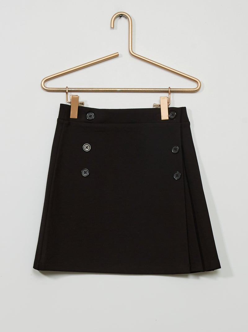 Rok van tricot ZWART - Kiabi