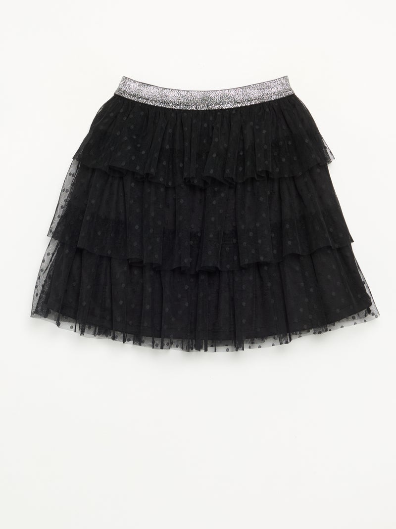 Rok van tule met ruches 'Halloween' Zwart - Kiabi