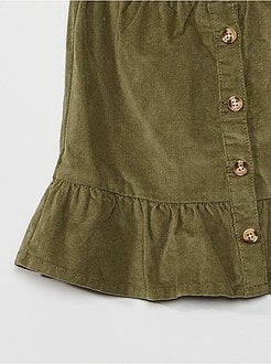 Rok van velours - Kiabi