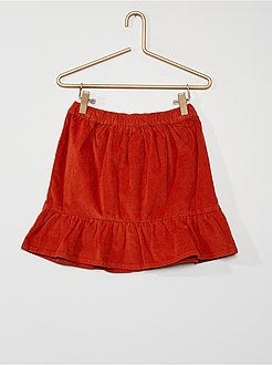 Rok van velours - Kiabi