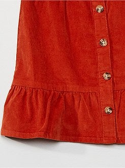 Rok van velours - Kiabi