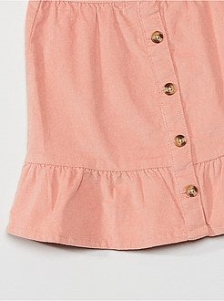 Rok van velours - Kiabi