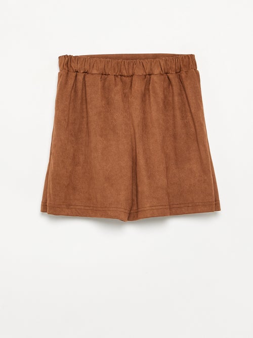 Rokbroek van suèdelookstof - Kiabi