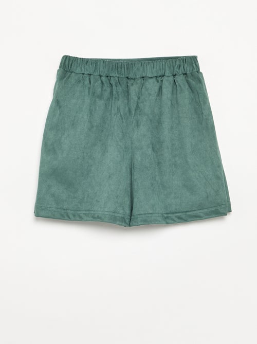 Rokbroek van suèdelookstof - Kiabi