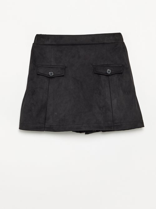 Rokbroek van suèdelookstof - Kiabi