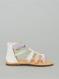 Romeinse sandalen met lovertjes - Kiabi