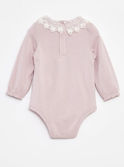 Rompertje met kanten kraagje - Kiabi