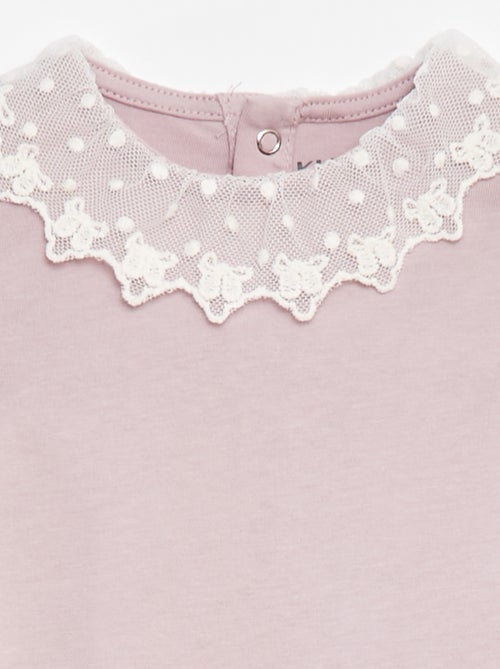 Rompertje met kanten kraagje - Kiabi