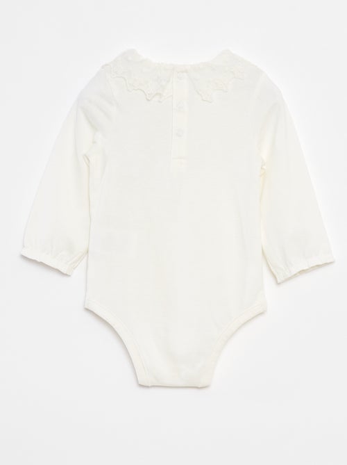 Rompertje met kanten kraagje - Kiabi